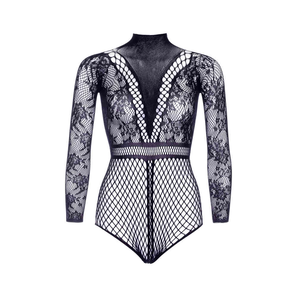 Leg Avenue - Fishnet Bodysuit - Noir